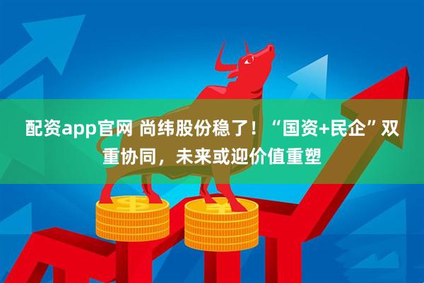 配资app官网 尚纬股份稳了！“国资+民企”双重协同，未来或迎价值重塑